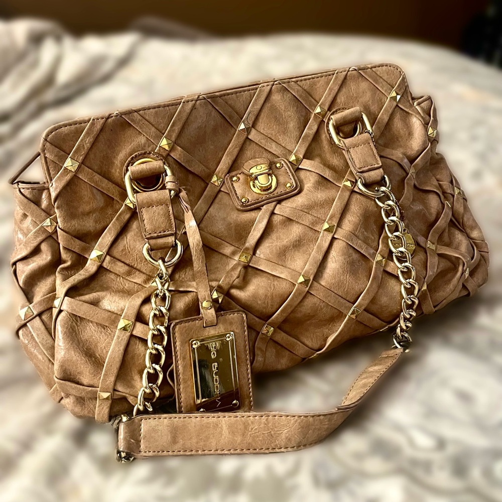 Big Budda Tan Shoulder Bag